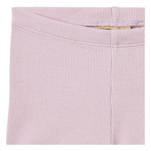 Wheat - Cine Ribbed Organic Cotton Baby Shorts | Lavender