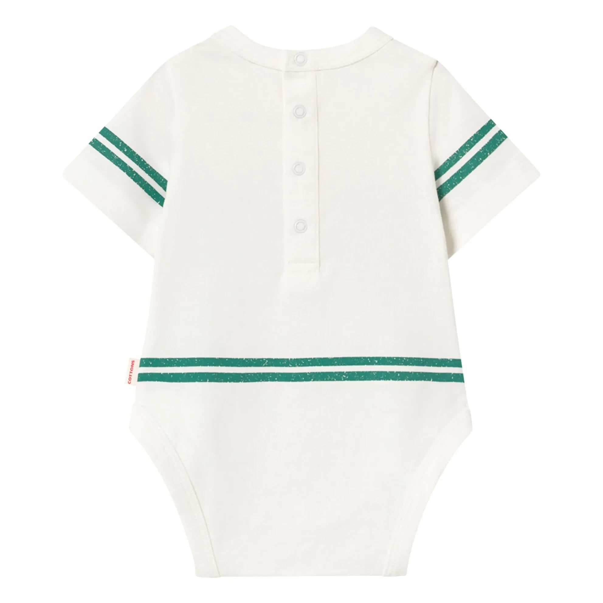 Tinycottons - Body Roses Organic Cotton | White