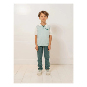 Bonpoint - Polo Laser | Light Blue