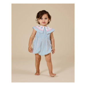 Goldie + Ace - Blue Striped Sailor Jumpsuit