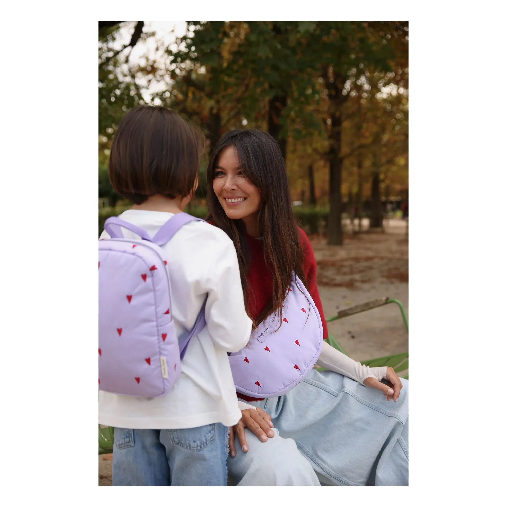 Studio Noos - Puffy Heart Backpack | Lilac