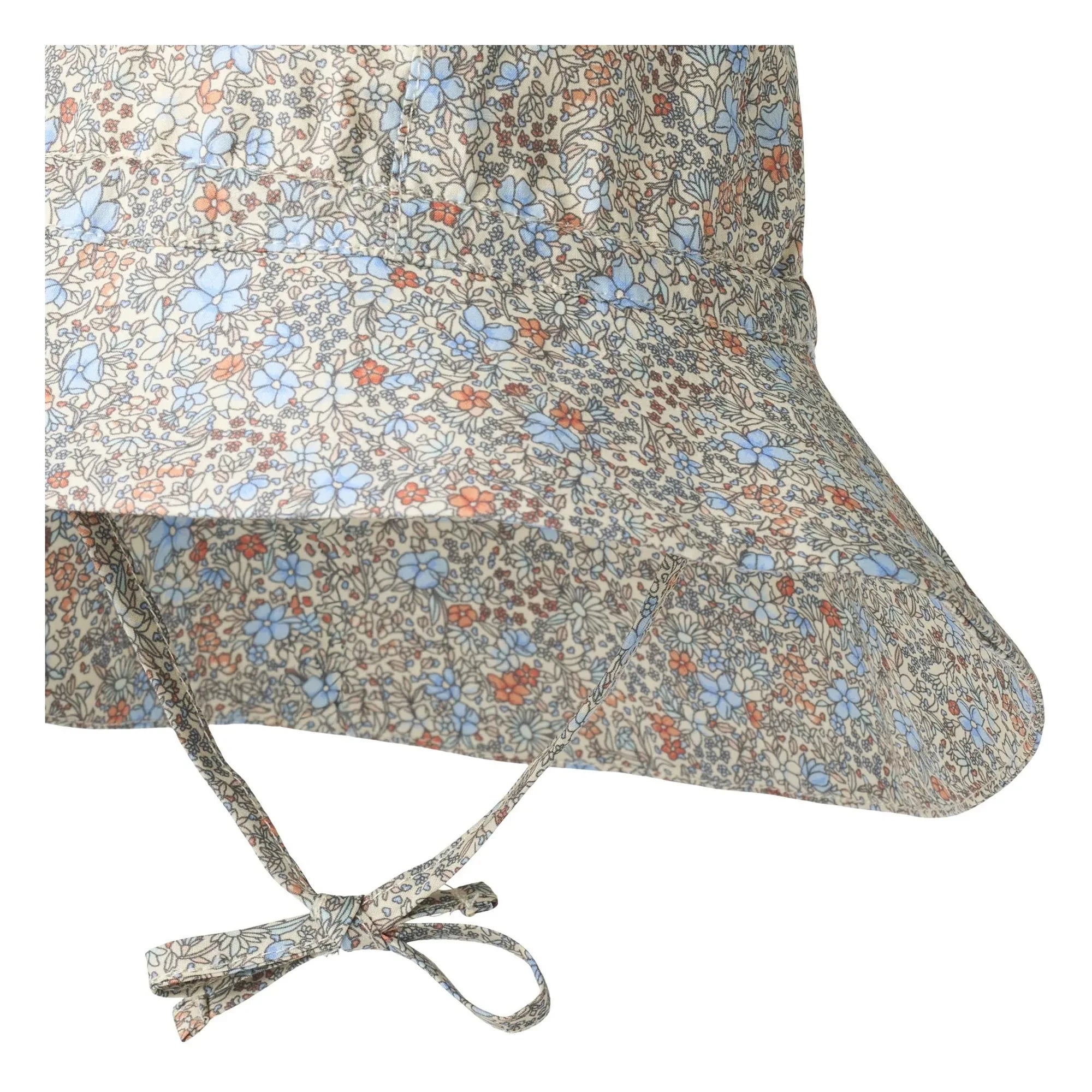 Wheat - Chloe Fleuri Organic Cotton Hat | Light Blue