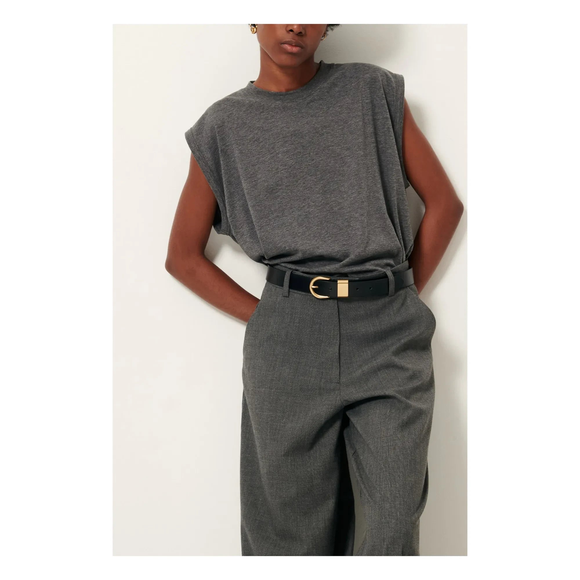 Sessùn - Miloa Leather Belt | Black
