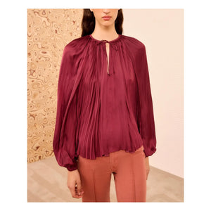 Ulla Johnson - Electra Blouse | Burgundy