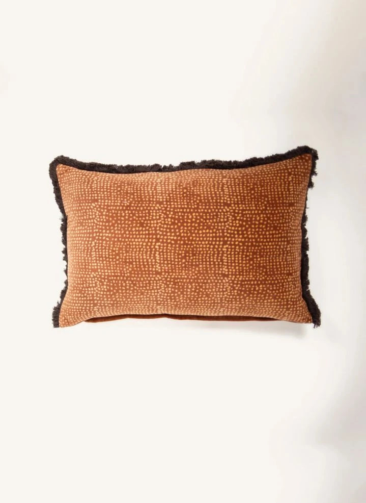 Olsson & Jensen - Dotty Velvet Pillowcase | Rust