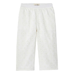 Apaches - Black Embroidered Pants | Cream