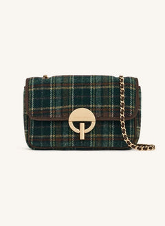 Vanessa Bruno - Moon Medium Checked Bag | Green