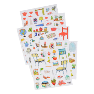Moulin Roty - Sticker Notepad - Large Family