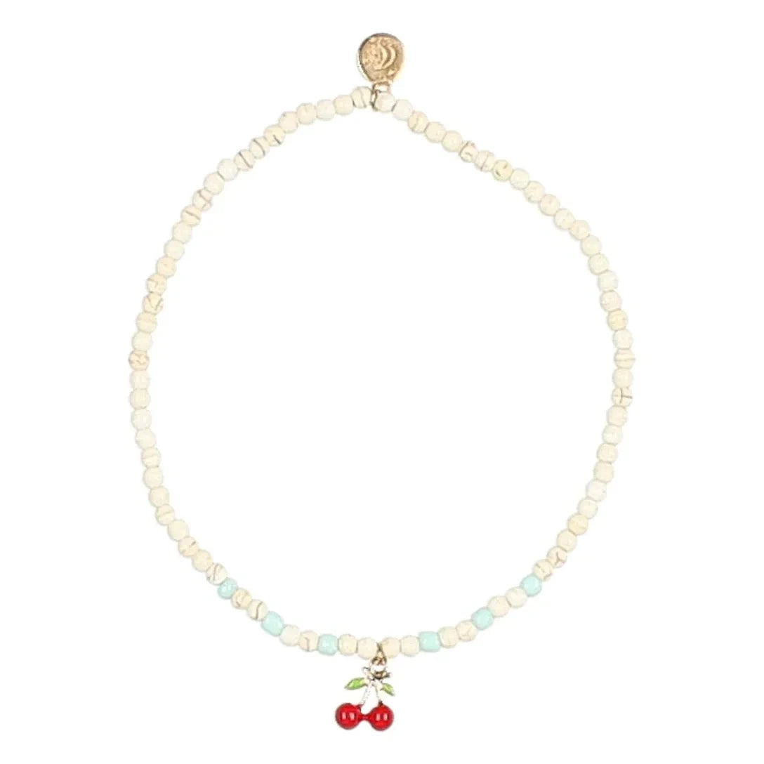 Búho - Cherry necklace | Cherry red