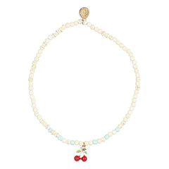 Búho - Cherry necklace | Cherry red