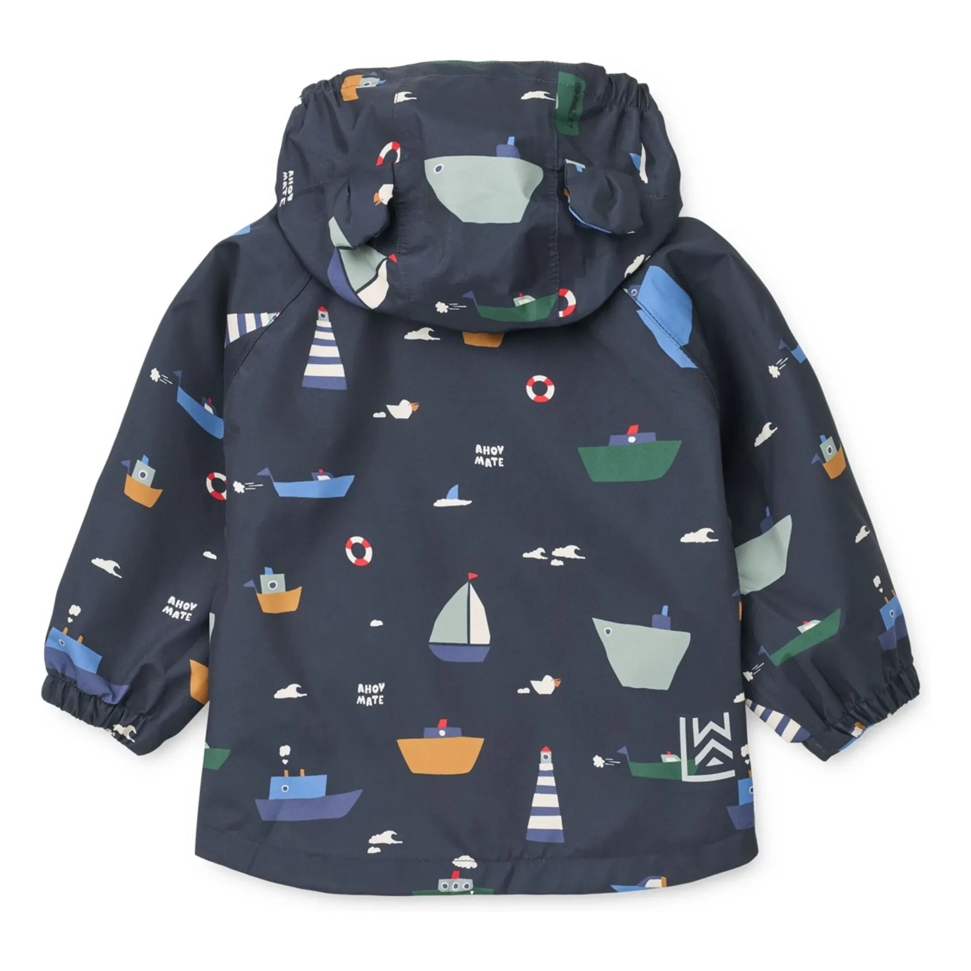Liewood - Manu Bateaux Recycled Fiber Rain Set | Navy Blue