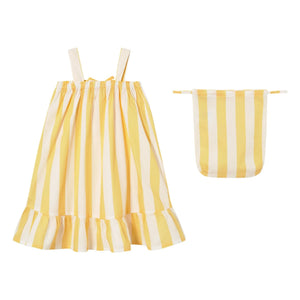 Tinycottons - Striped Dress | Yellow