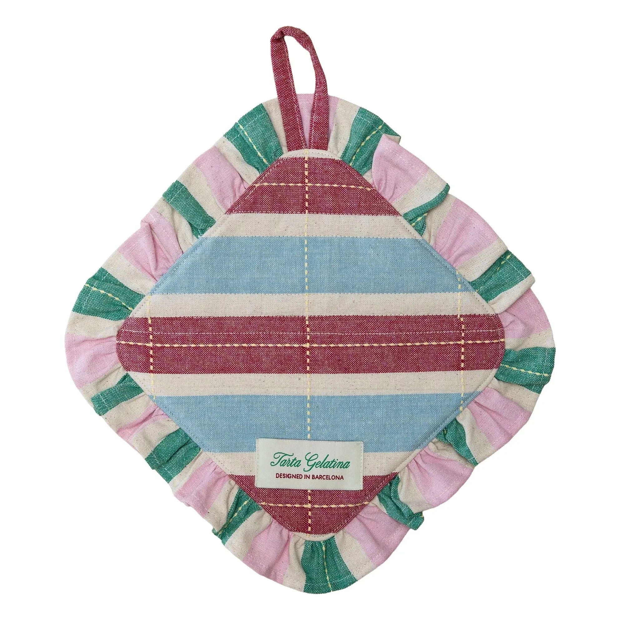Tarta Gelatina - Organic Cotton Round Handle | Blue
