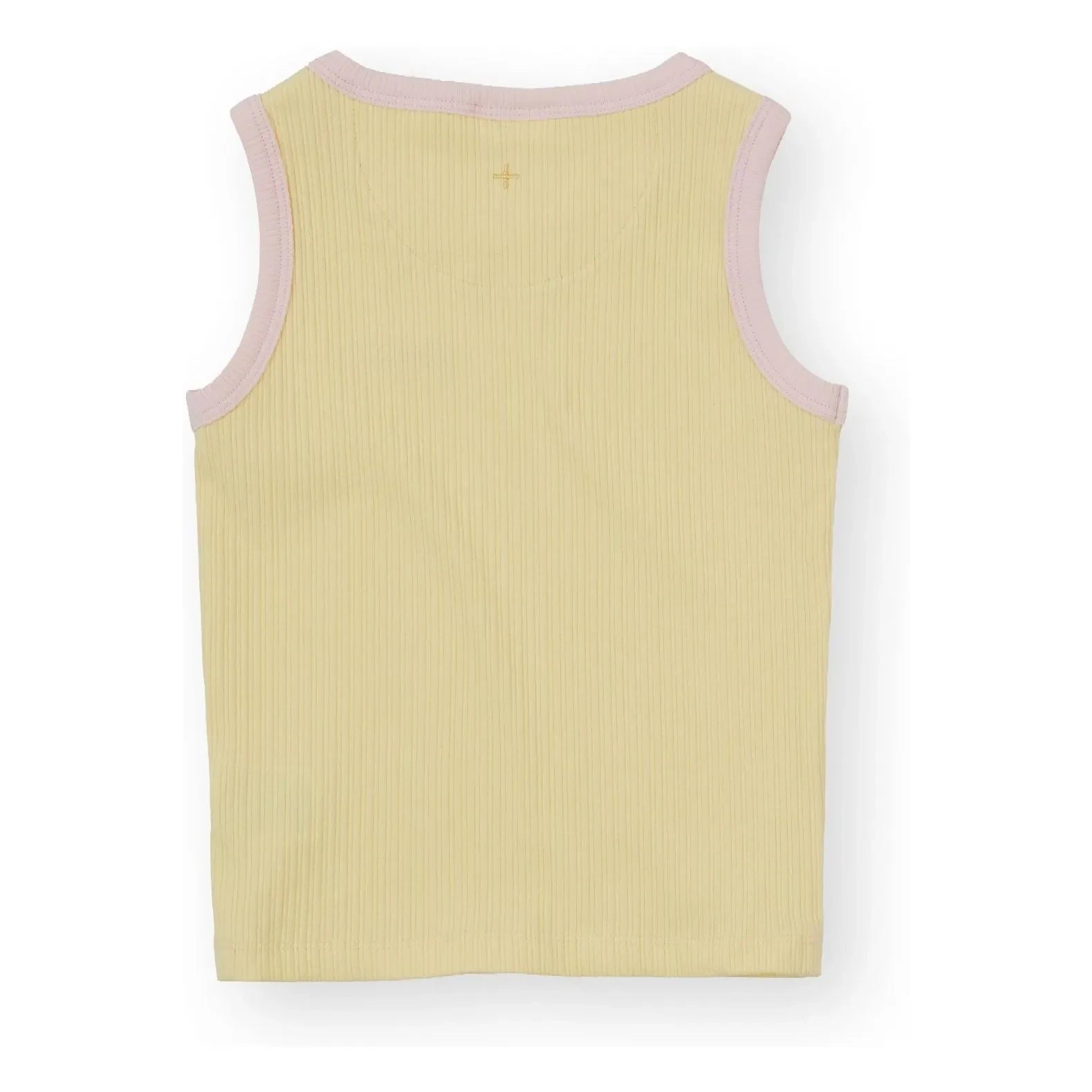 Goldie + Ace - Contrast Ribbed Tank Top | Yellow