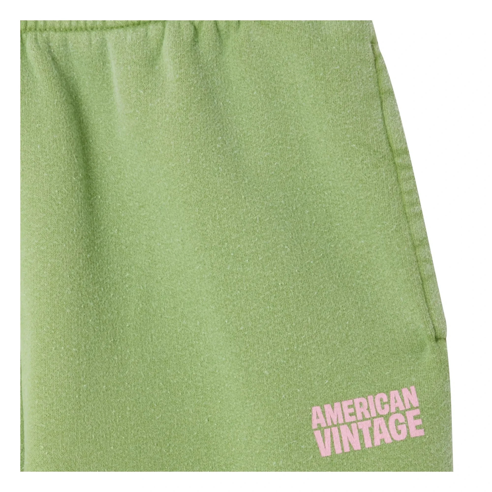 American Vintage - Plizzy Cotton Jogger | Light Green