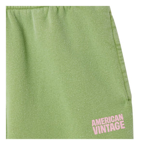 American Vintage - Plizzy Cotton Jogger | Light Green