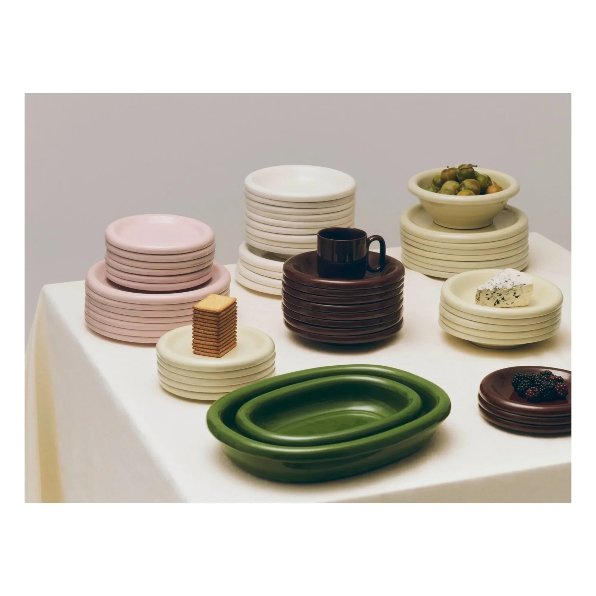 Hay - Barro Terracotta Serving Plate, Rui Pereira | Green