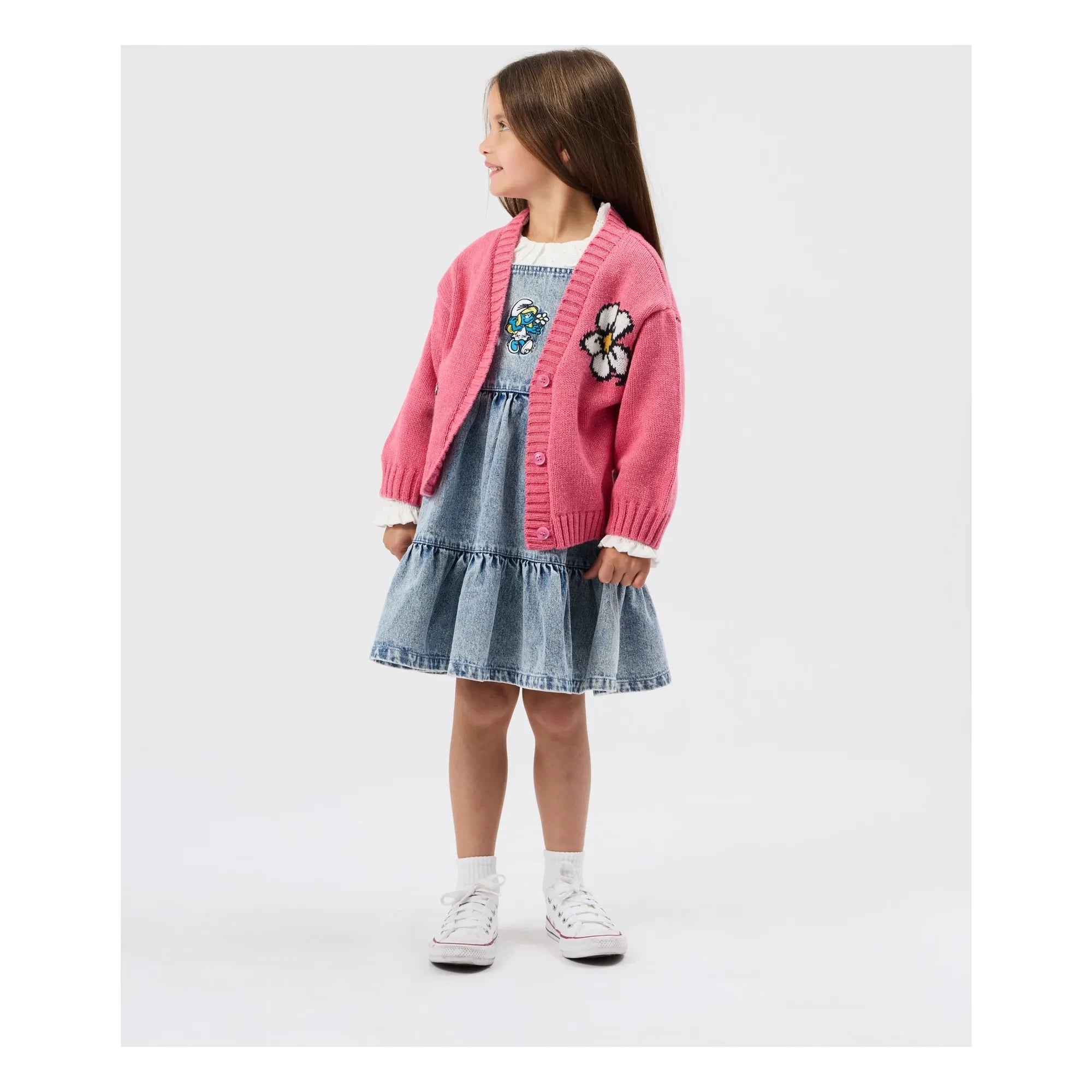Goldie + Ace - Denim Elbise - Goldie + Ace x Schtroumpfs | Mavi