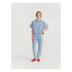 Bobo Choses - Organic Cotton Pear Trousers | Light Blue