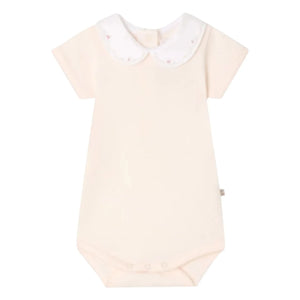 Bonpoint - Swan bodysuit in organic cotton | Powder pink
