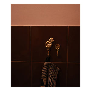 Doing Goods - Maisie Flower Hanger Hook | Brass