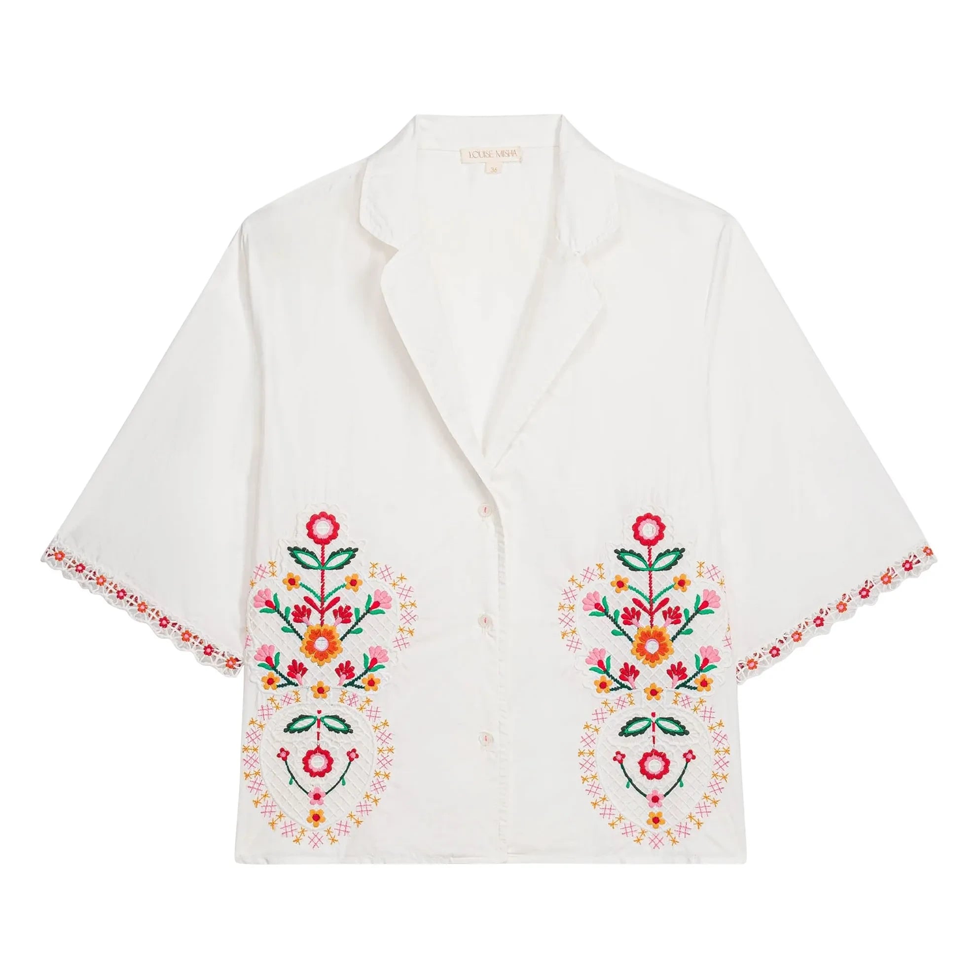 Louise Misha - Emilius Organic Cotton Shirt | White