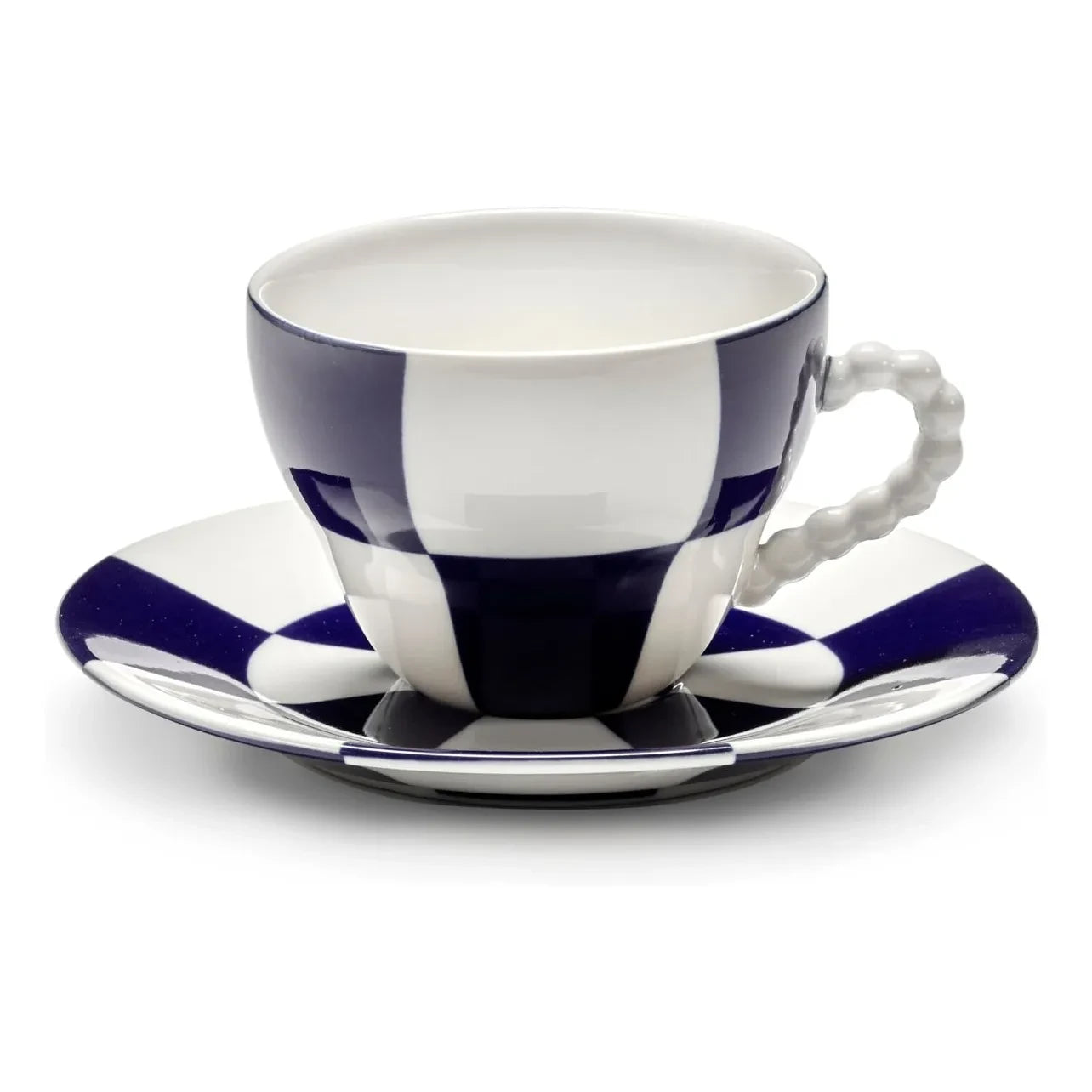 Serax - Fête des Bêtes Cups and Saucers, Wouters & Hendrix - Set of 2 | Blue