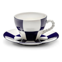 Serax - Fête des Bêtes Cups and Saucers, Wouters & Hendrix - Set of 2 | Blue