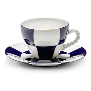 Serax - Fête des Bêtes Cups and Saucers, Wouters & Hendrix - Set of 2 | Blue