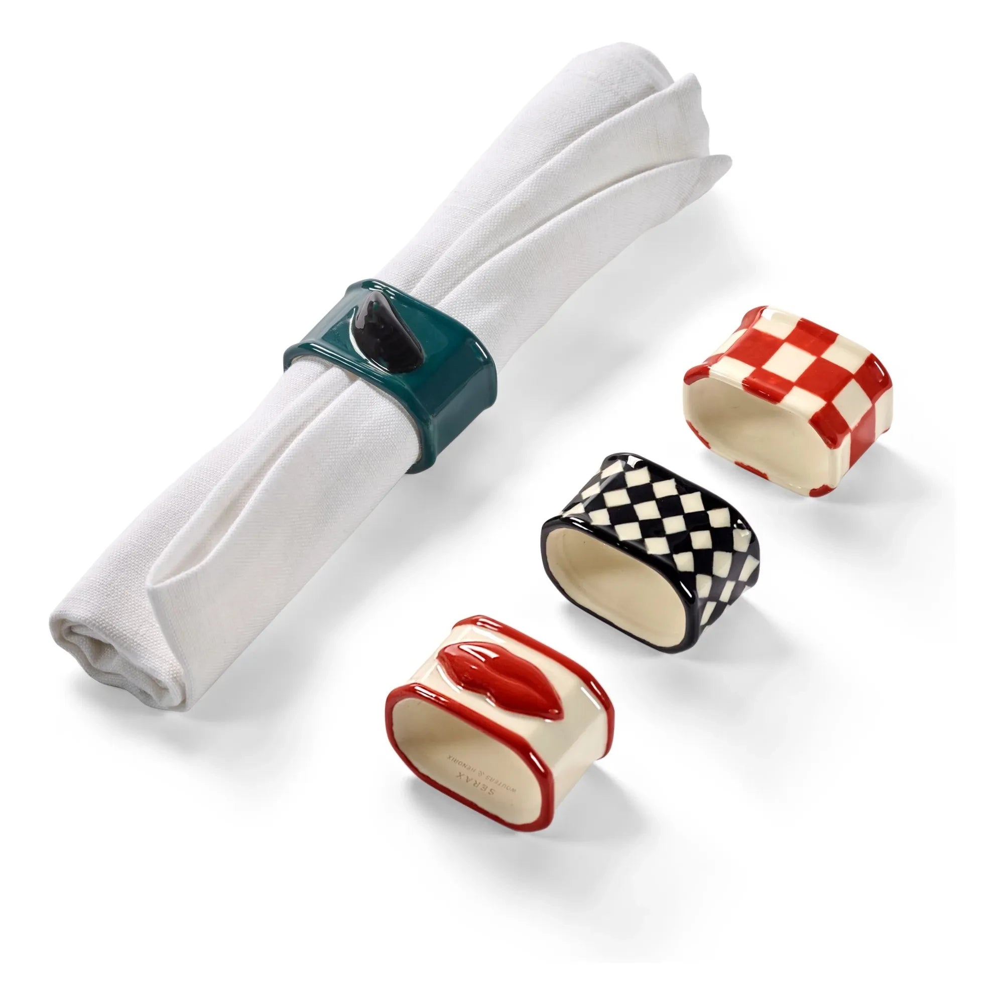 Serax - Napkin Rings, Wouters & Hendrix - Set of 4