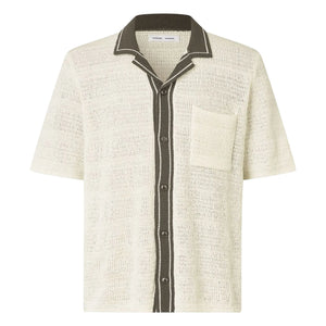 Samsoe Samsoe - Sapercy Short Sleeve Knit Shirt | White
