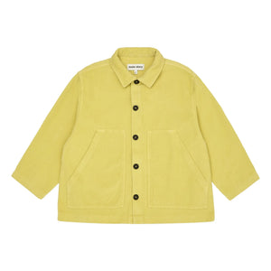 Main Story - Organic Cotton Velvet Overshirt | Yellow