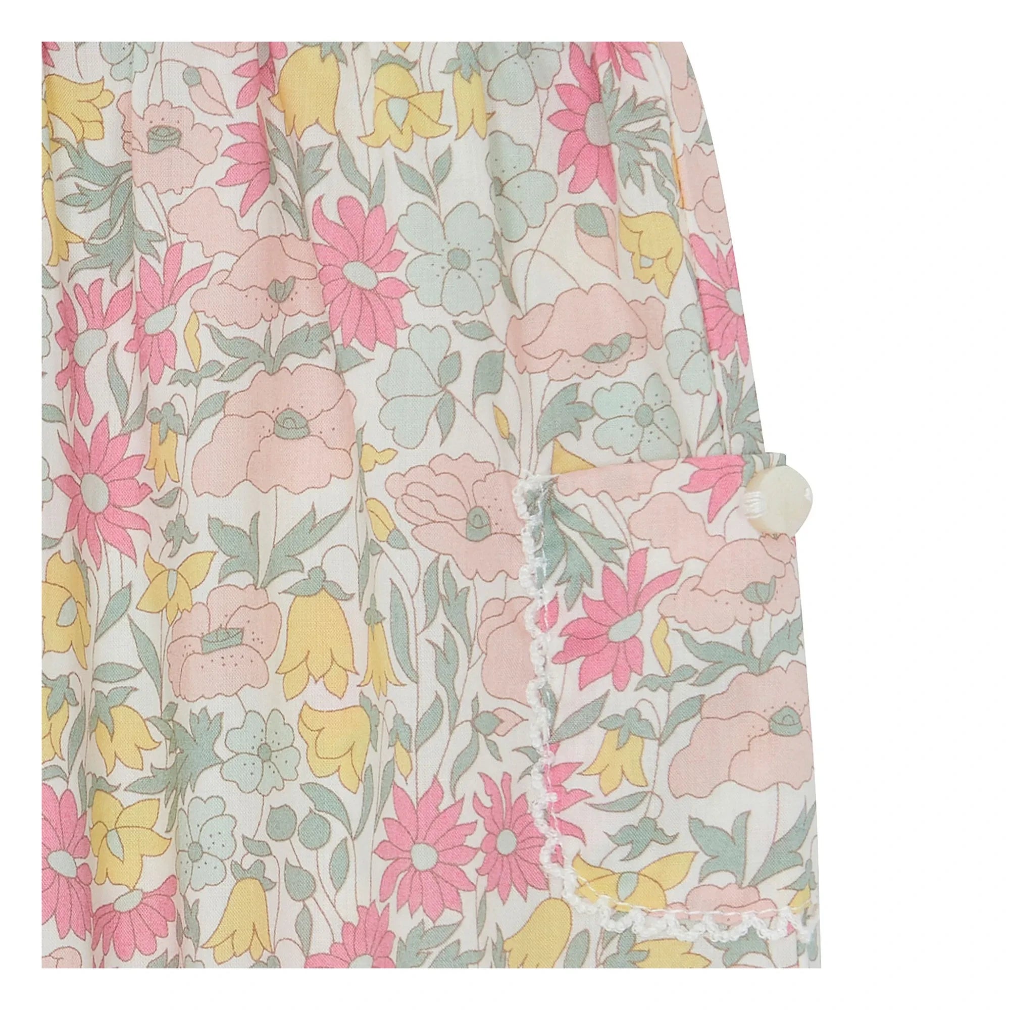 Tartine et Chocolat - Liberty Ruffled Pants | Yellow
