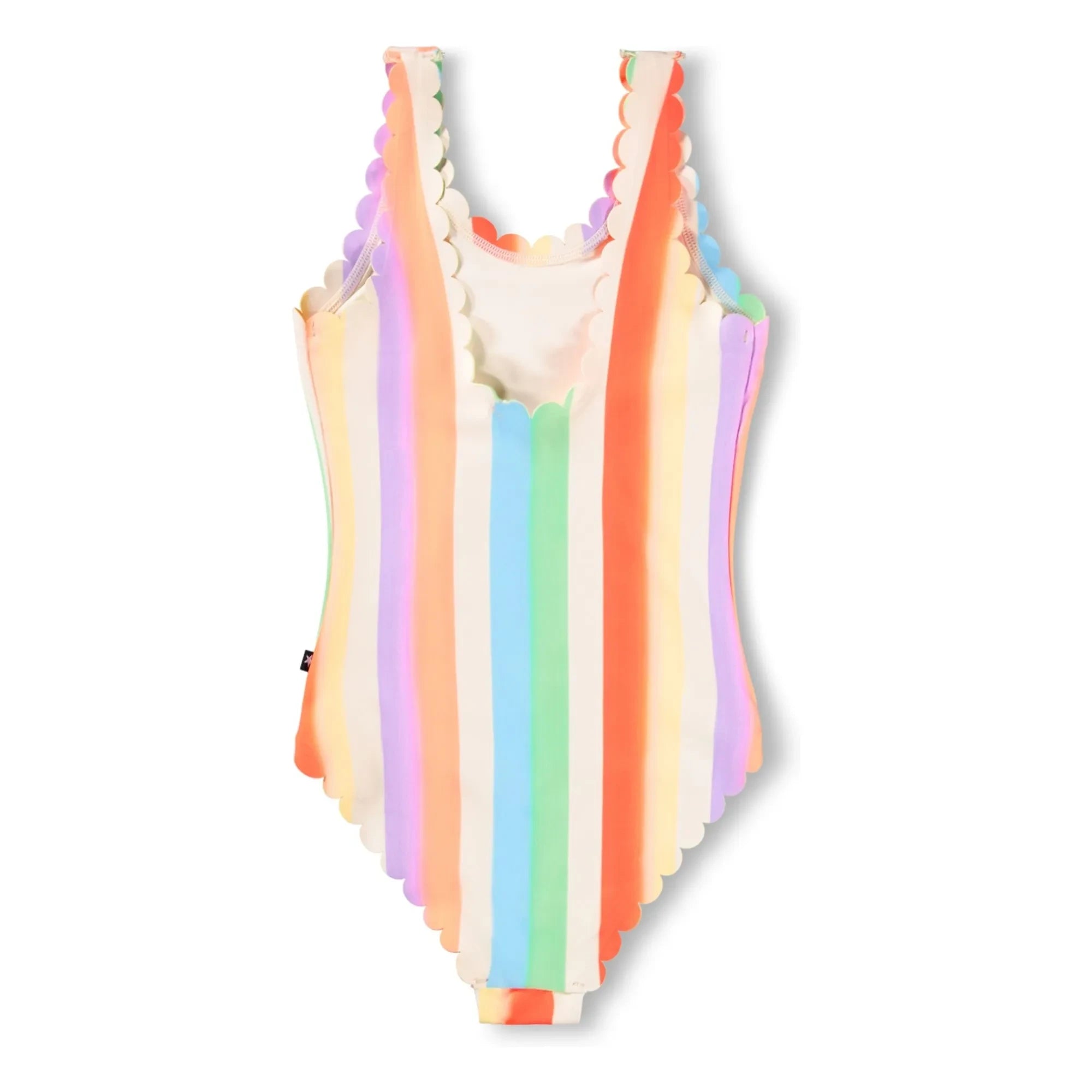 Molo - Noelle Striped Recycled Fiber Swimsuit | Orange