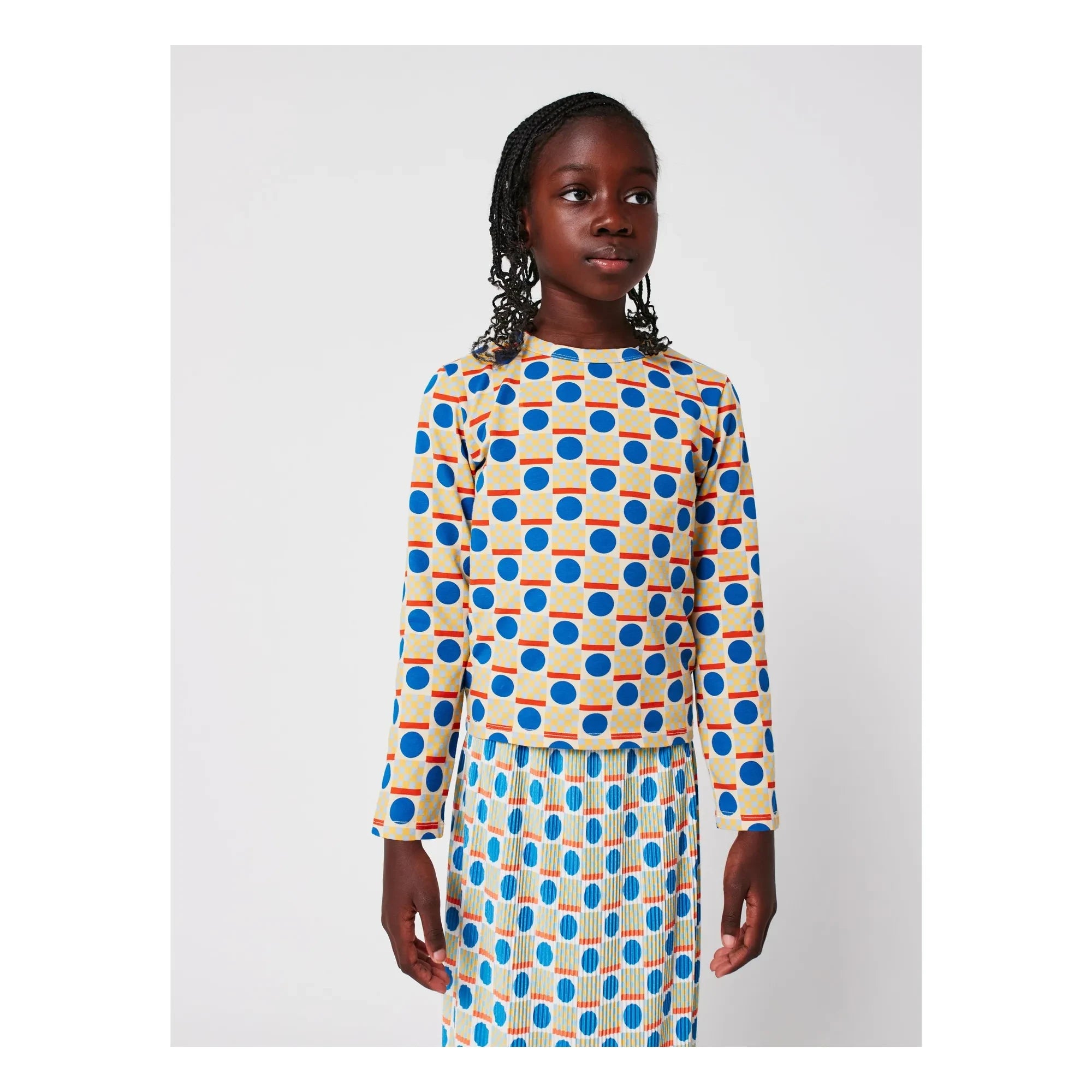 Bobo Choses - Geometric Organic Cotton T-Shirt | Ecru