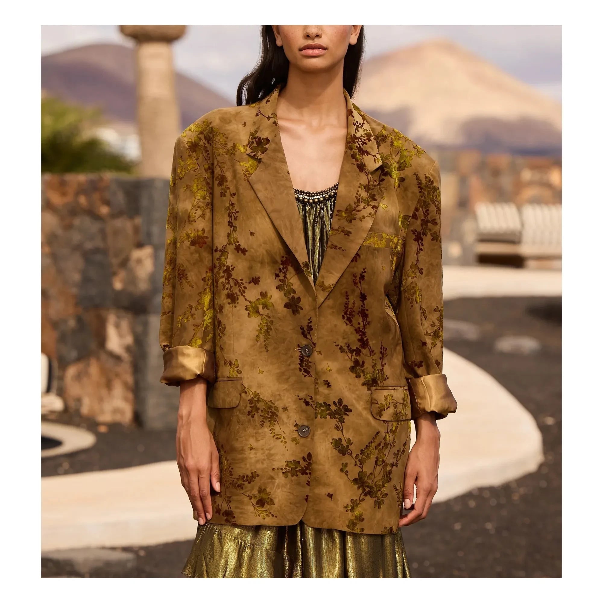 Mes Demoiselles - Sonta Linen Jacket | Khaki