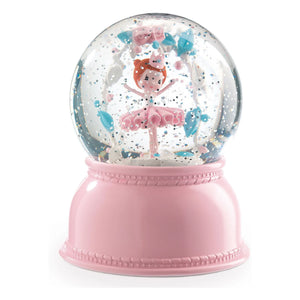 Djeco - Ballerina Snow Globe with Night Light
