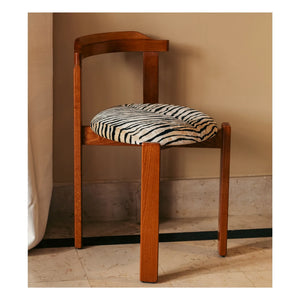 The Socialite Family - Maple wood and velvet upholstered Laura chair | Tiger
