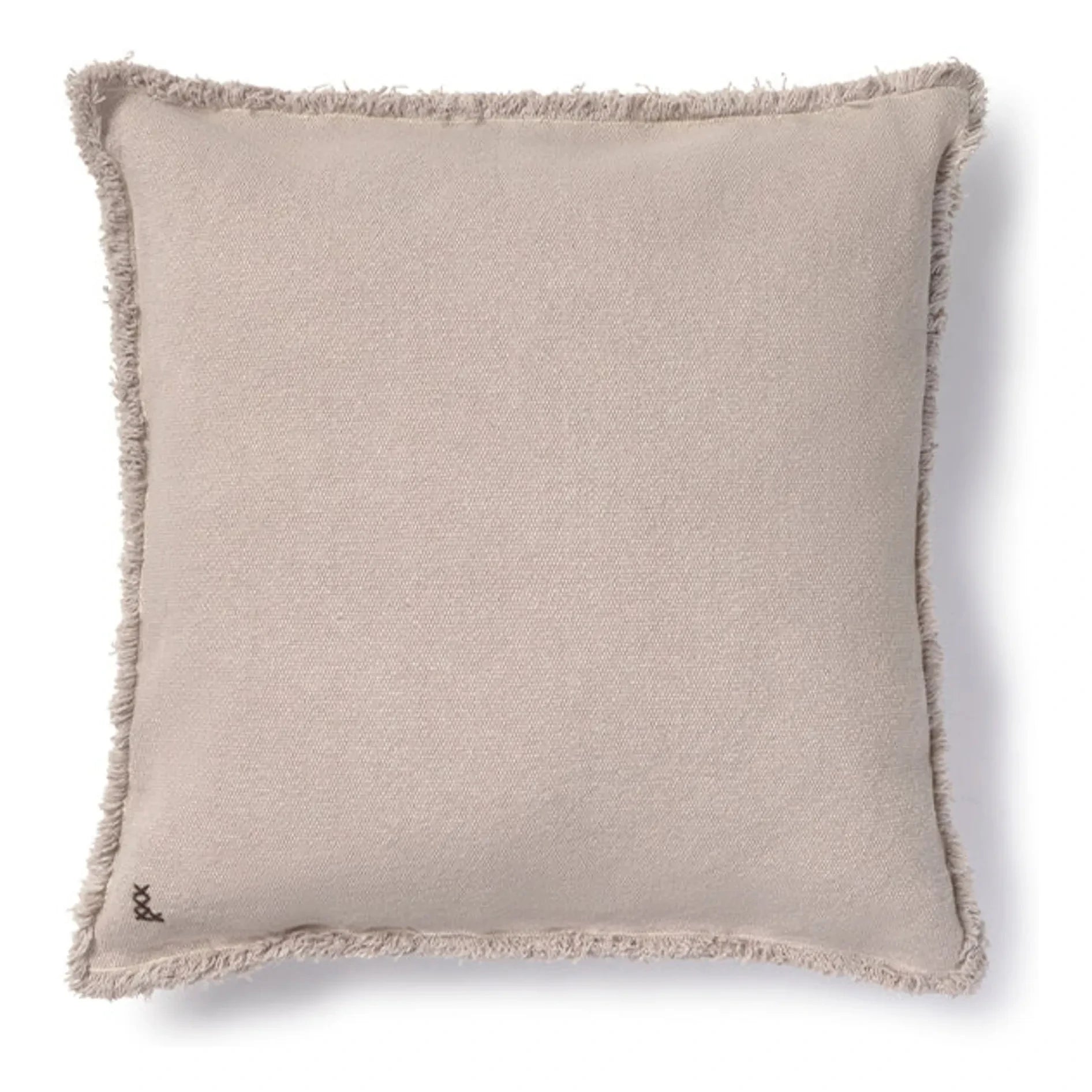 Lorena Canals - Stone-Washed Square Cushion | Pearl Gray
