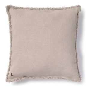 Lorena Canals - Stone-Washed Square Cushion | Pearl Gray