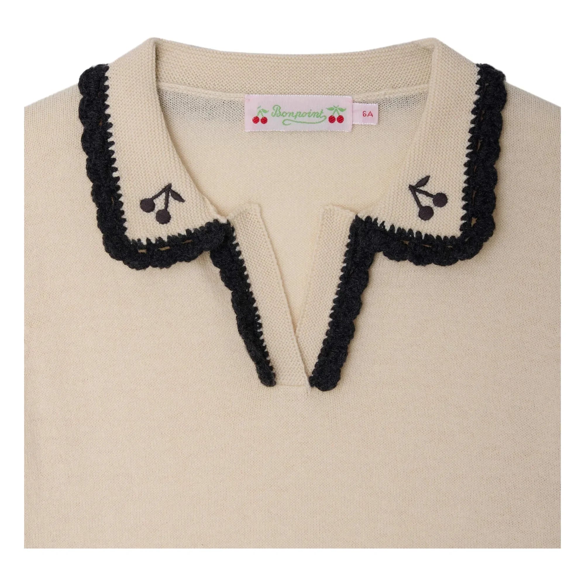 Bonpoint - Polo Lisette Wool | Ecru
