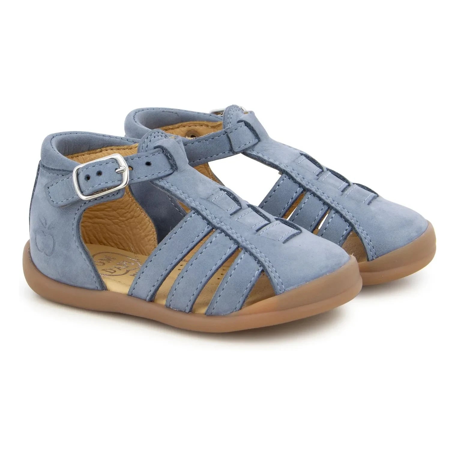 Pom d'Api - Flex Up Achilles Sandals | Gray Blue