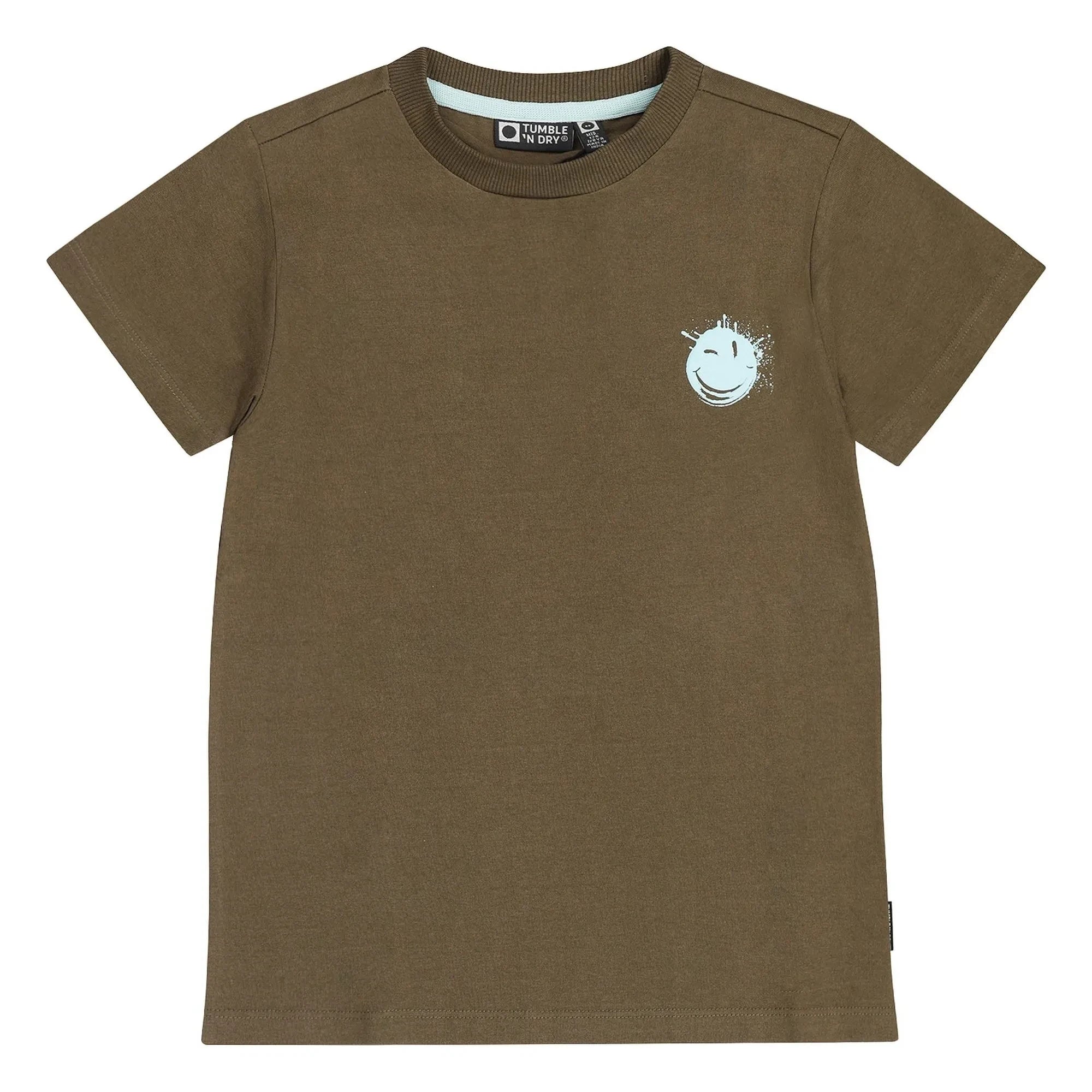 Tumble N'Dry - Recycled Cotton Surface T-Shirt | Khaki Brown