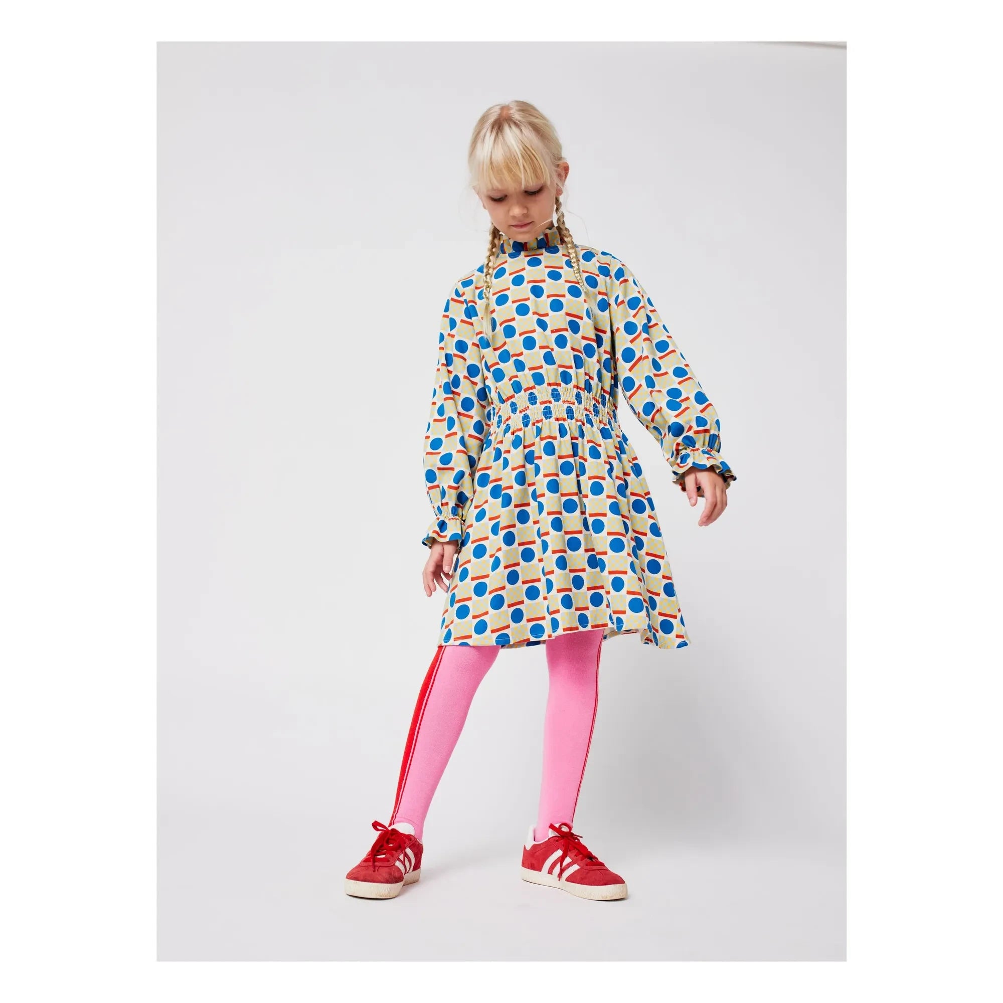 Bobo Choses - Geometric Dress | Ecru