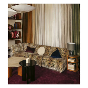 The Socialite Family - Velvet Upholstered Rotondo Corner Module | Tiger