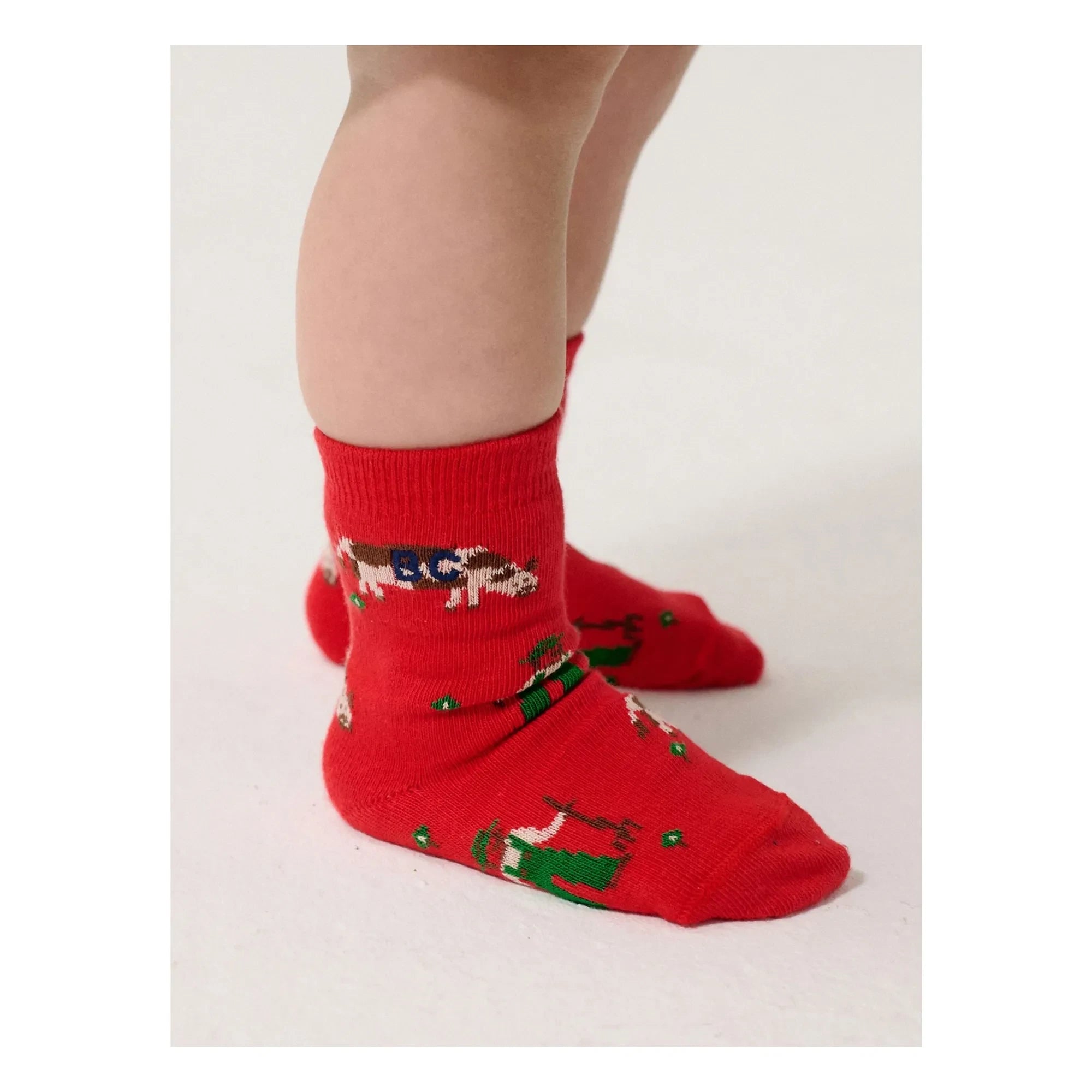 Bobo Choses - Organic Cotton Farm Socks | Red