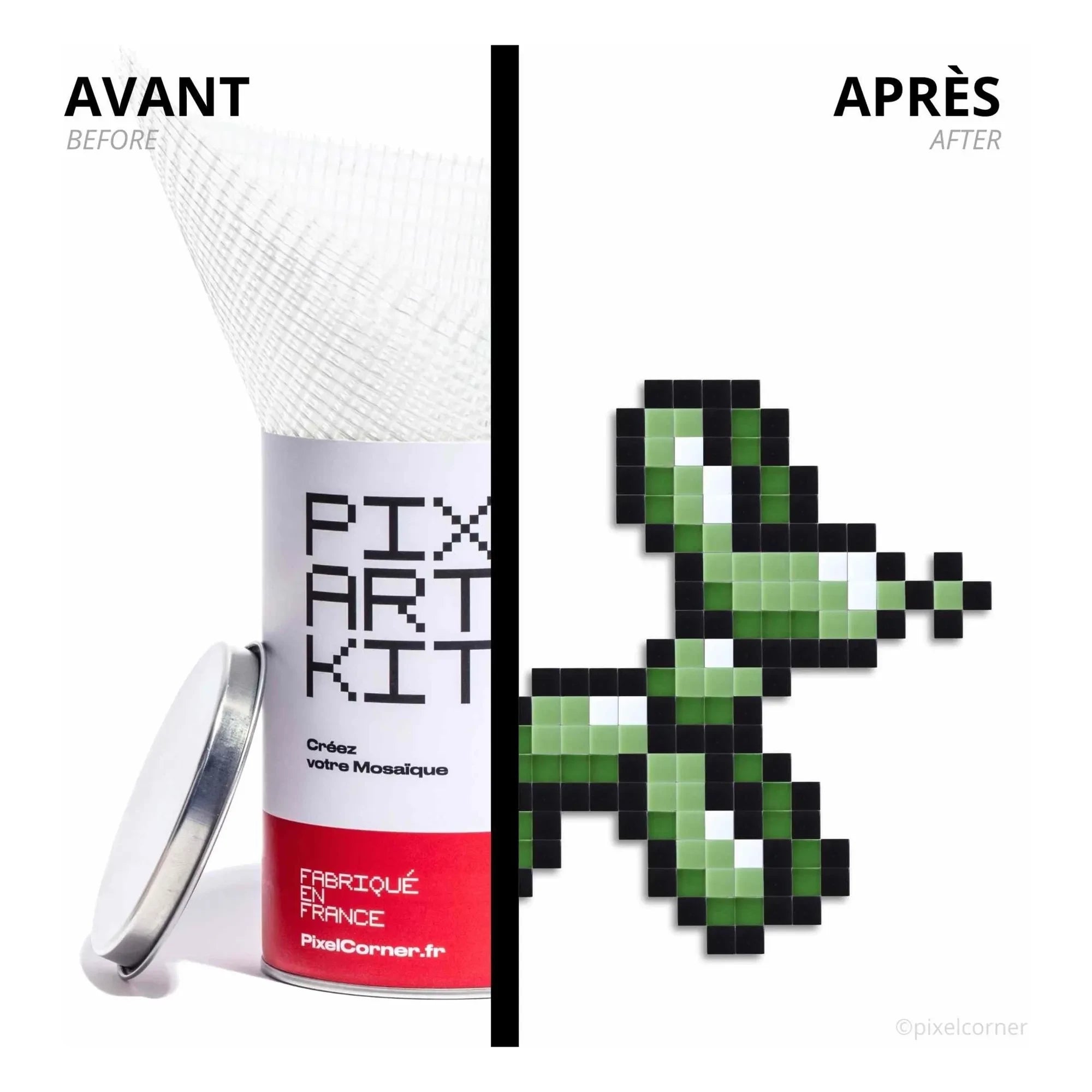 Pixel Corner - Pixel Art Kiti - Balon | Yeşil