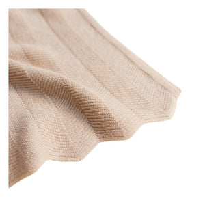 Hvid - Freddie Merino Wool Blanket | Beige