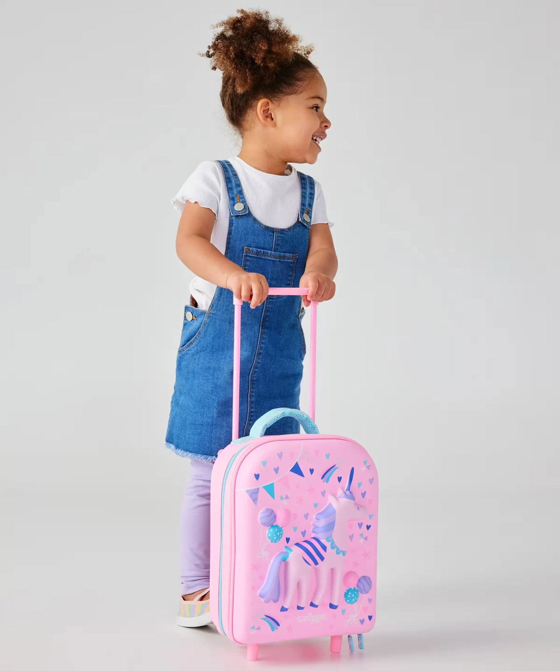 Smiggle - Glide Teeny Tiny Hardtop Okul ve Seyahat Çantası-Dinossi