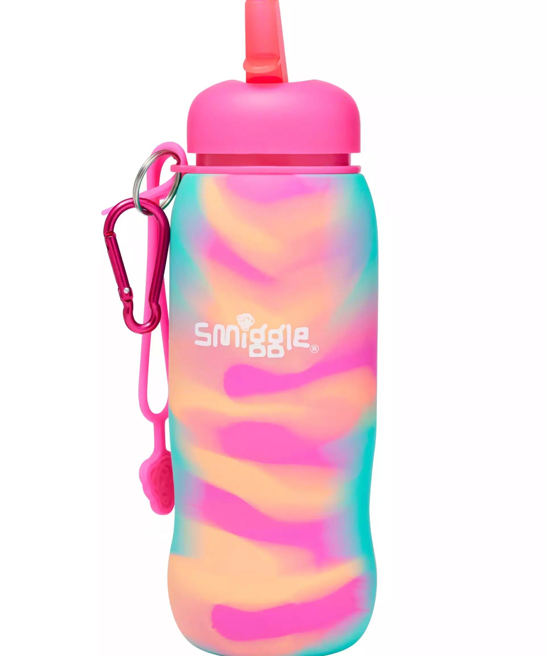 Smiggle – Vivid Katlanabilir Pipetli 630ML Suluk-Dinossi